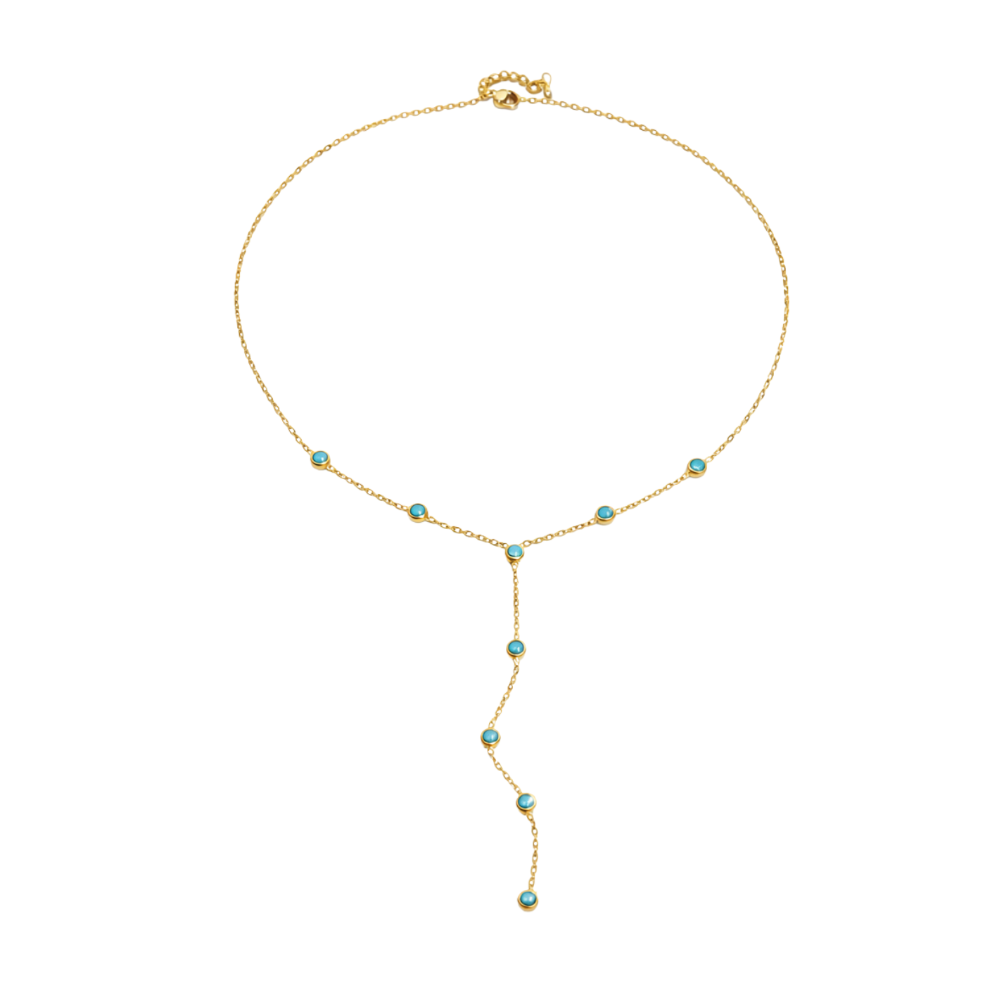 Turquesa Lariat Necklace
