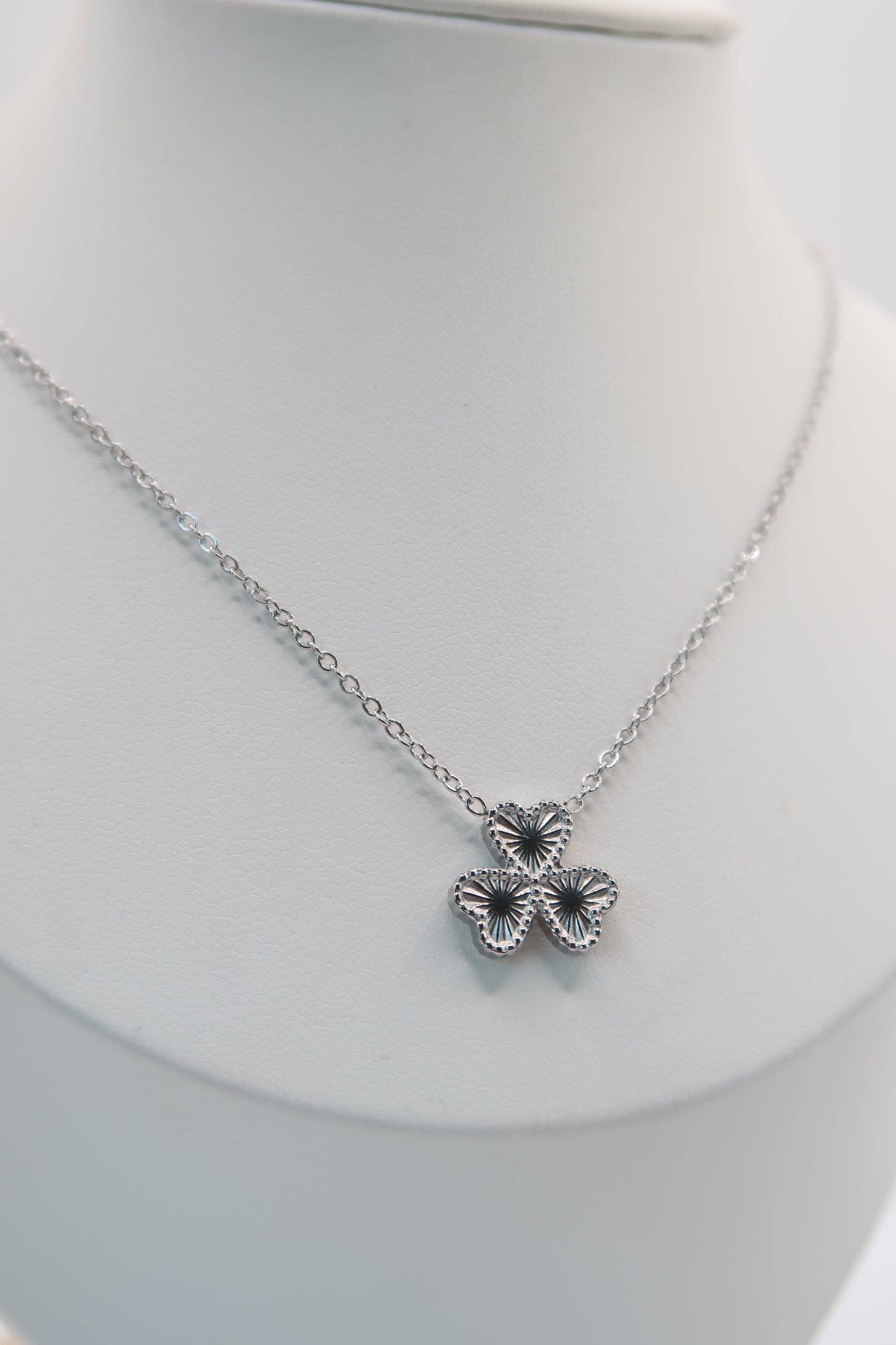 Heart Clover Necklace