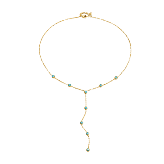 Turquesa Lariat Necklace