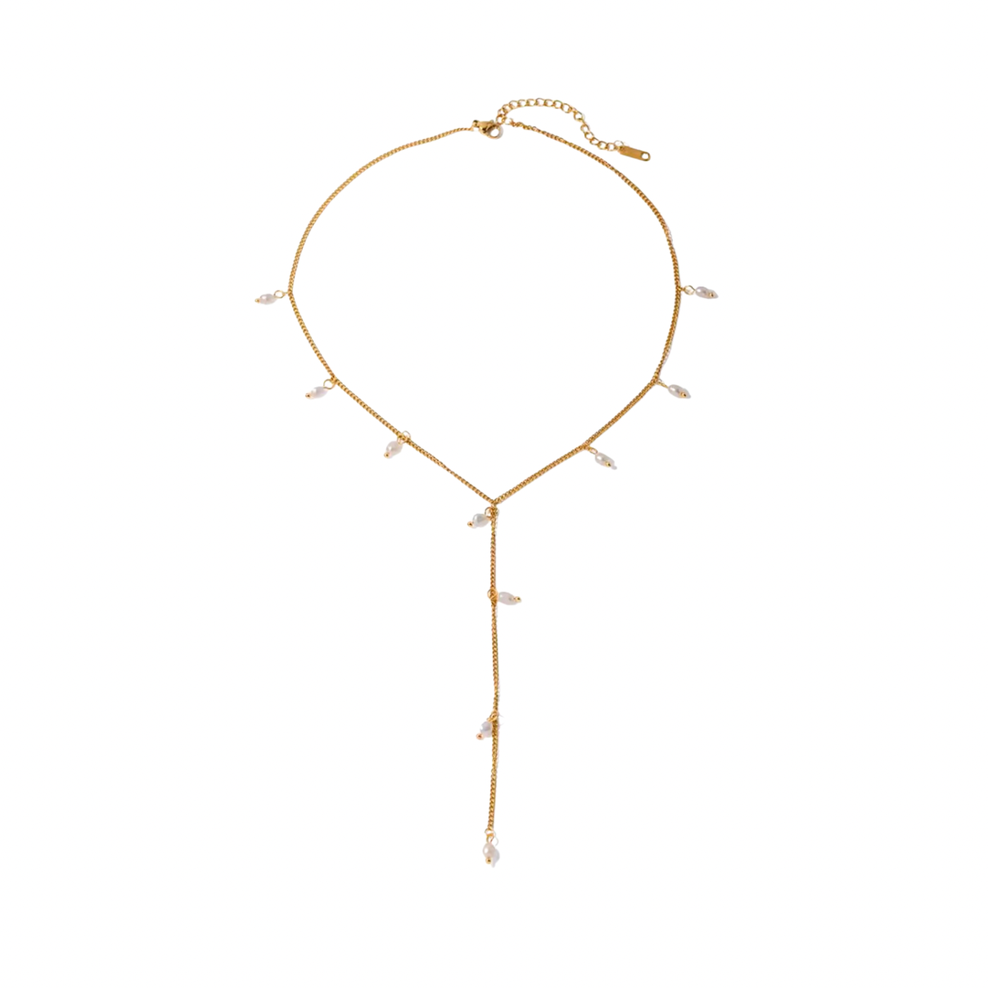 Pearl Lariat Necklace