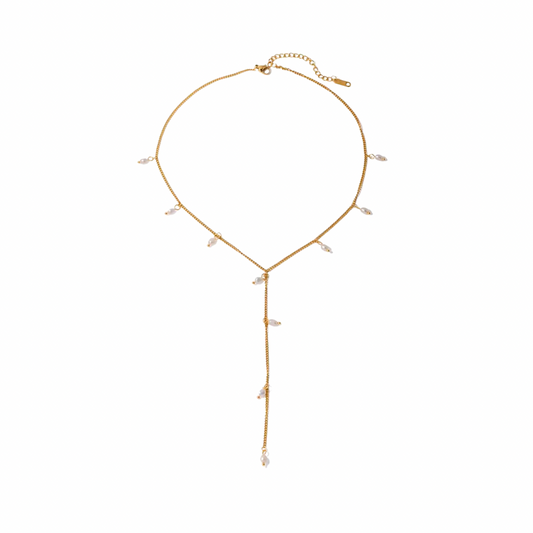 Pearl Lariat Necklace