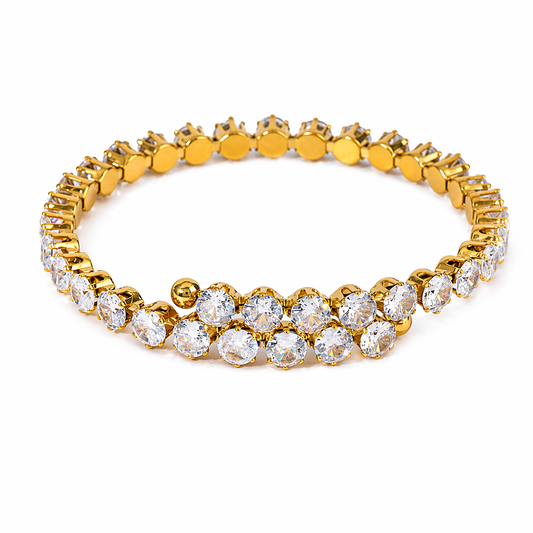 Cz Flexible Bracelet