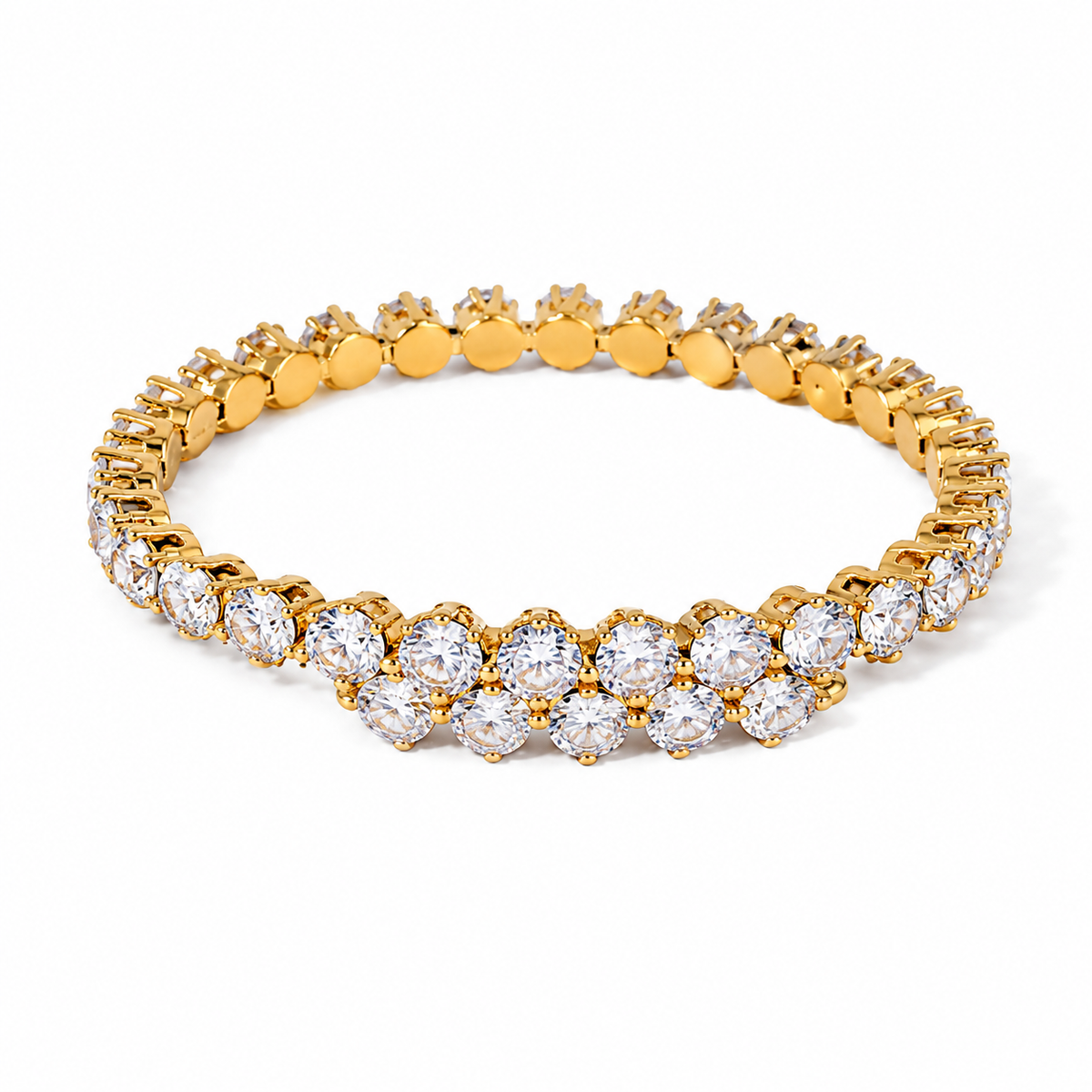 cz bendy bracelet
