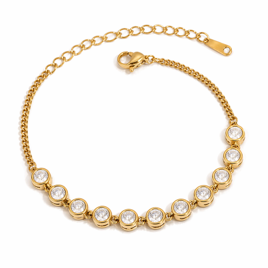 Round Cz Bracelet