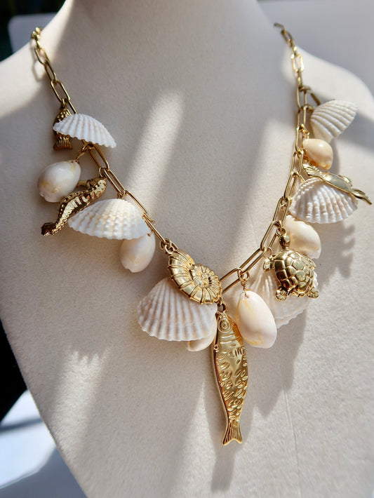 Tesoro Del Mar Charm Necklace