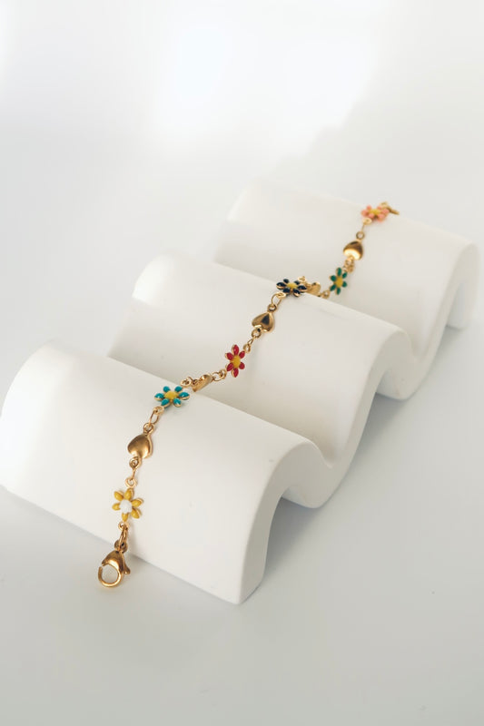 Flower Bracelet YG
