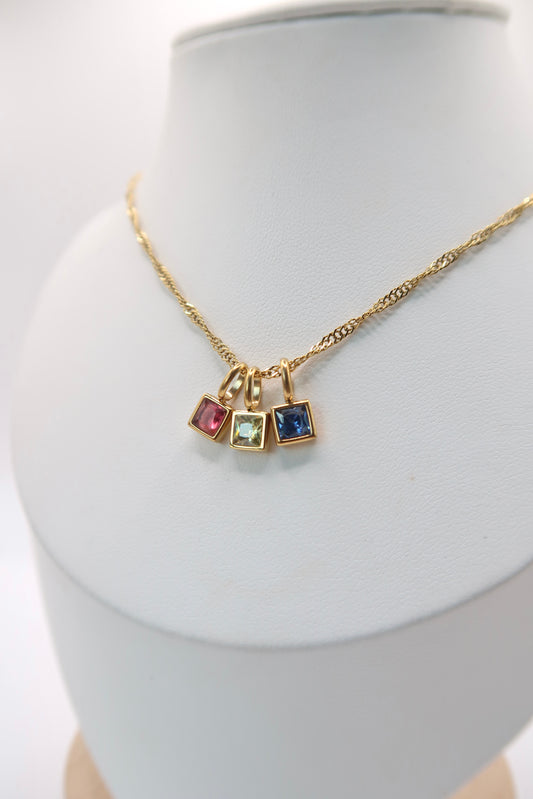 Custom Birthstone Necklace