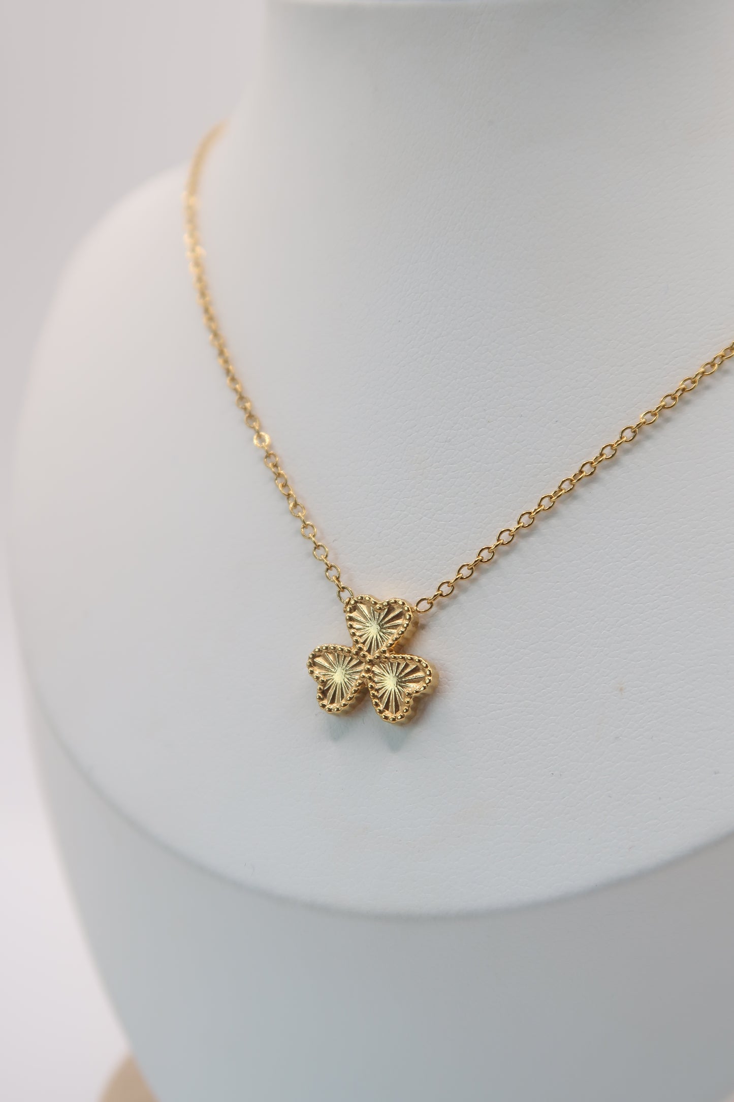 Heart Clover Necklace