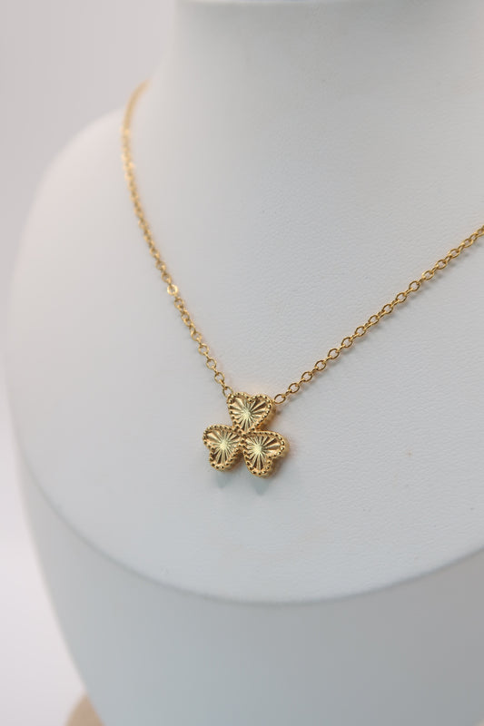 Heart Clover Necklace