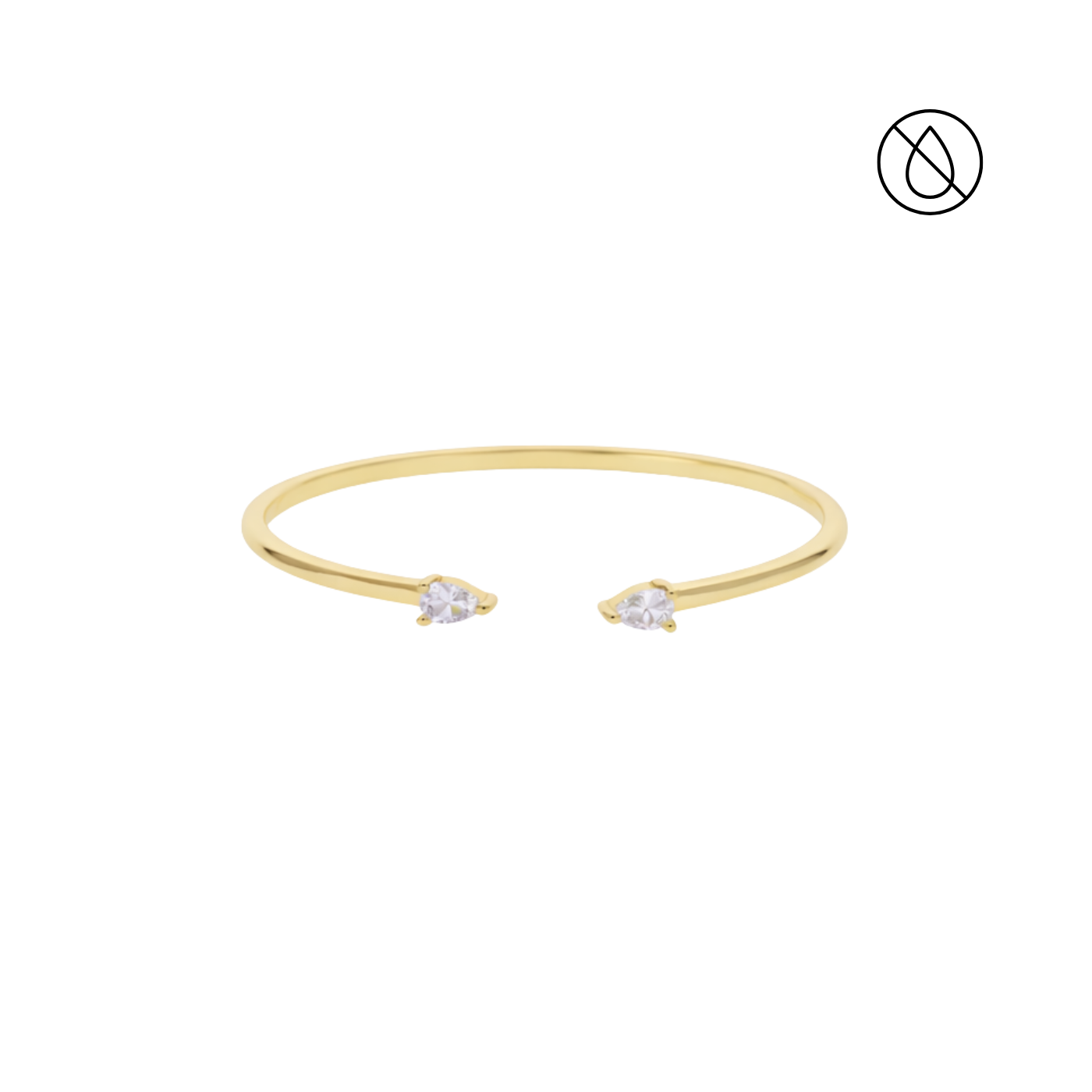 Open Cz Bangle