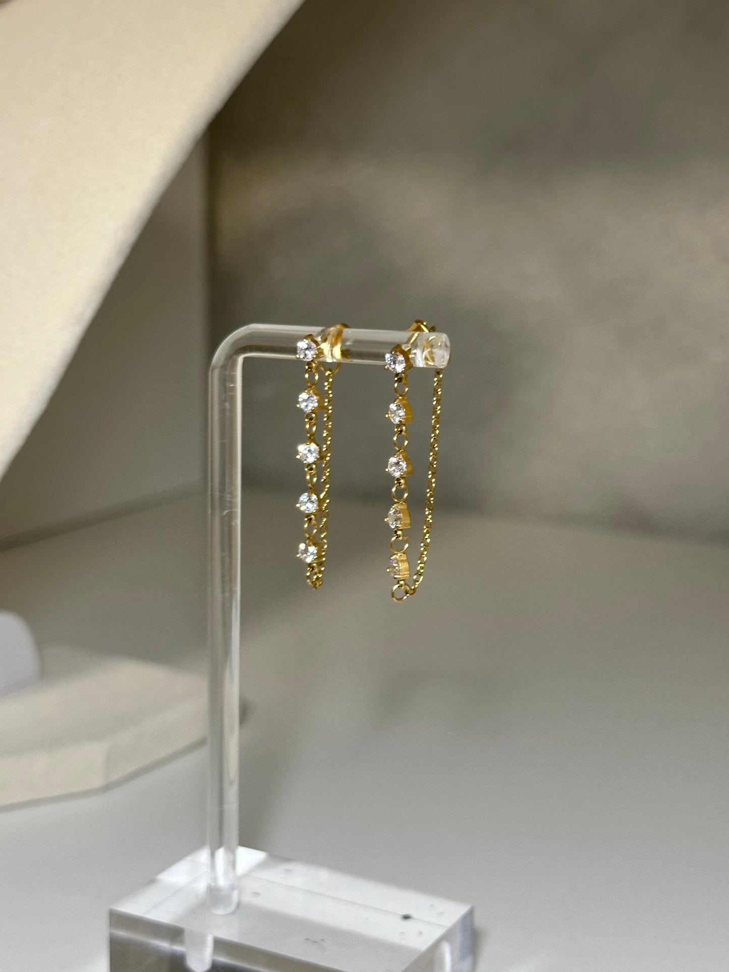Dainty Chain Earrings