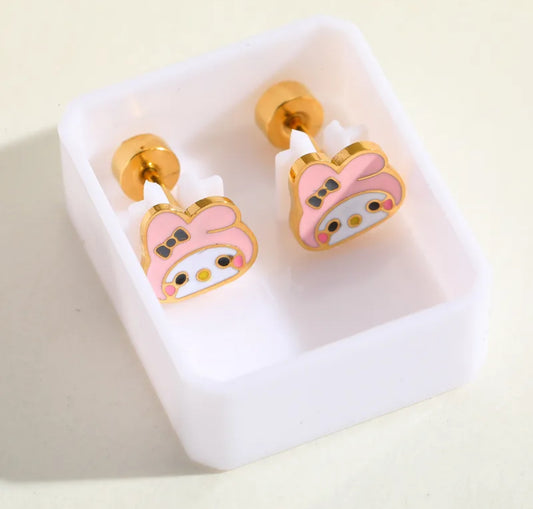Meli Pink Studs