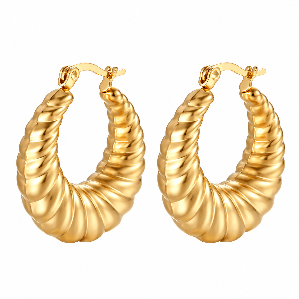 croissant earrings
