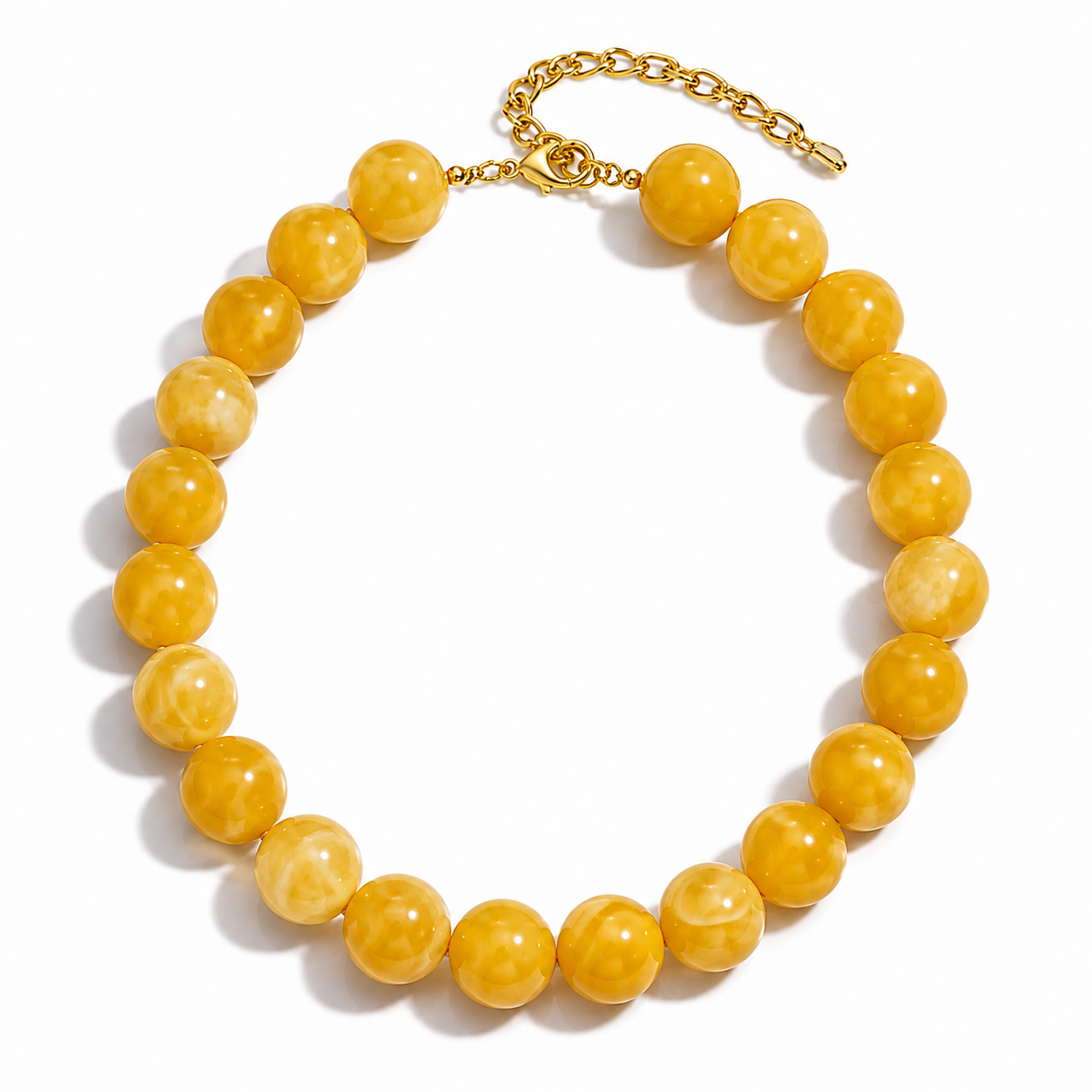 resin beaded chunky necklaces