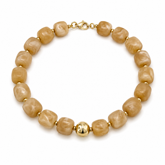 meli chunky resin necklace