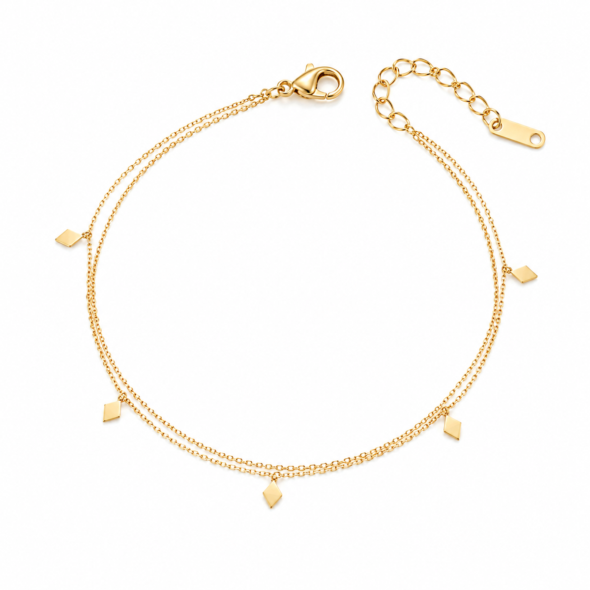 dainty layered bracelet