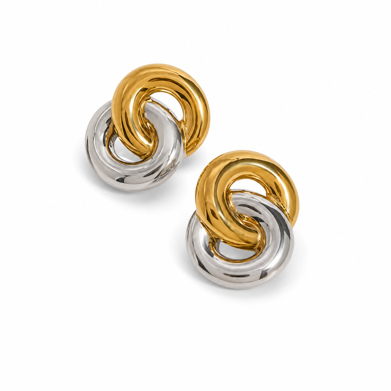 Tania Duo Tone Earrings
