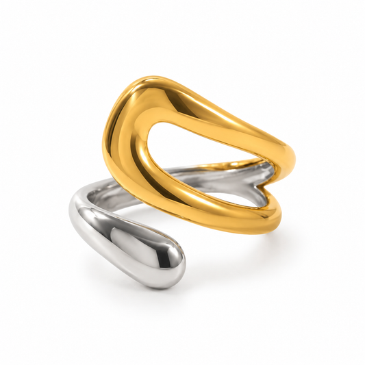 Lucy duo tone ring