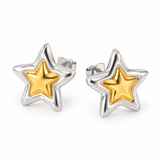 Star earrings