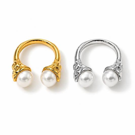 Open Pearl Ring