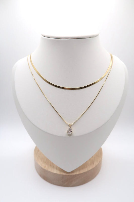 Paola Layered Necklace Gold
